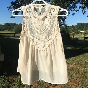 Haute Monde lace top